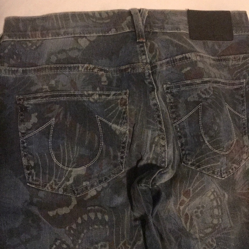 True Religion Print Jeans